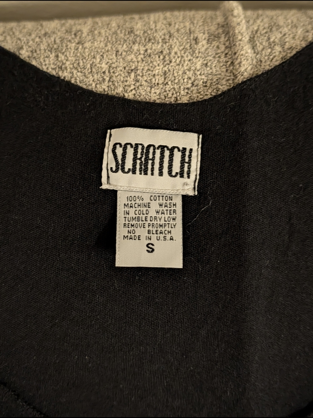 Black Graphic Tank Top with Oscar Wilde Quote - Picture 3 of 3